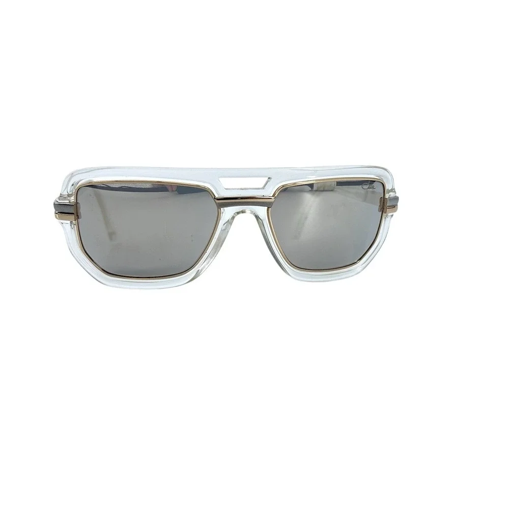 Vintage‎ Cazal Aviator Mirrored Gold Clear Mens Sunglasses Navigator Hip Hop Y2K